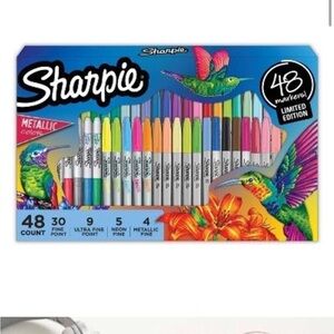 Sharpie 48pk Fine Tip Permanent Markers - new in box